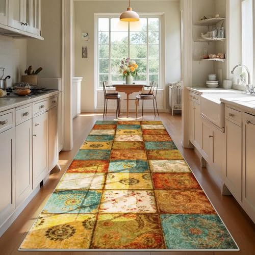 Teppich Läufer Flur Küche rutschfest Küchenteppich Eingangsteppich Teppiche Korridor Teppich Waschbar Küchenläufer Flurteppich Fußmatte Flur Runner Teppichläufer für Entryway Küche 70 x 250 cm Teppich Läufer Flur Küche rutschfest Küchenteppich Eingangsteppich Teppiche Korridor Teppich Waschbar Küchenläufer Flurteppich Fußmatte Flur Runner Teppichläufer für Entryway Küche 70 x 250 cm von TEHWDAIYOU