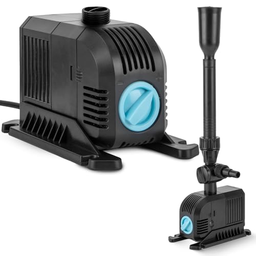 Teicher Springbrunnen Pumpe Fontänen Teichpumpe Wasserspielpumpe 600l - 3000l/h, Energieeffizient & Geräuscharm – für Bachlauf, Wasserspiel, außen inkl. Aufsätze Teicher Springbrunnen Pumpe Fontänen Teichpumpe Wasserspielpumpe 600l - 3000l/h, Energieeffizient & Geräuscharm – für Bachlauf, Wasserspiel, außen inkl. Aufsätze von TEICHER