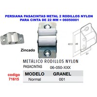 Metalltüllenjalousie mit 2 Nylonrollen 2206050001 von TEICOCIL