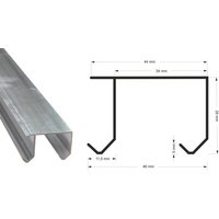 Teilemagnet - Doppellaufschiene 1,95 m + 4 Rollenbeschläge Teilemagnet - Doppellaufschiene 1,95 m + 4 Rollenbeschläge von TEILEMAGNET