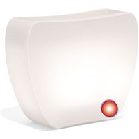 Tekcnoplast - Blumenkübel Led 57X31 cm 80 Höhe mod. Heart Led 30 mit Rote Lampe von TEKCNOPLAST