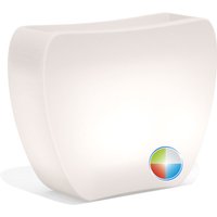 Blumenkübel Led 57X31 cm 80 Höhe mod. Heart Led 30 mit multicolor led mit Batterie von TEKCNOPLAST