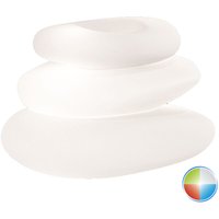 Tekcnoplast - Vase Lampe Einrichtungszubehör in Harz 75X62X47 h Mod. Eden Pot Bright multicolor led mit Kabel von TEKCNOPLAST