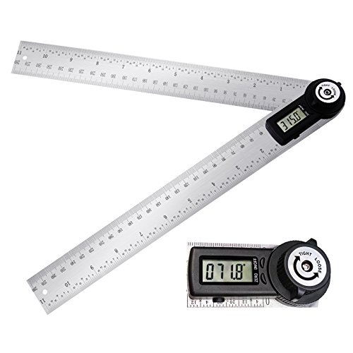 Digital 2-in-1 Winkelsucher Meter Winkelmesser Lineal 360 ° 600mm CE-Kennzeichnung Digitale LCD-Anzeige von TEKCOPLUS