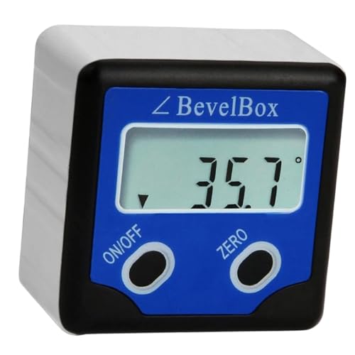Digital 360 ° Bevel Box/Neigungsmesser mit Magneten Winkelmesser Winkelsucher von TEKCOPLUS