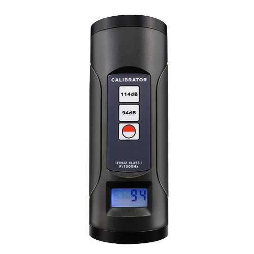 Digital Sound Level Meter Kalibrator 94db & 114db Für 1/2" Und 1" Zoll Mikrofon Geräusche Decibel Kalibrierwerkzeug von TEKCOPLUS