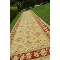 Kostenloser Versand 17, 3 X 3 Ft Extra Groß Ouhsak Türkisch Langer Läufer, Natürlicher Farbstoff Palast Größe Erstaunliche Beige Mit Roter Rand Kostenloser Versand 17, 3 X 3 Ft Extra Groß Ouhsak Türkisch Langer Läufer, Natürlicher Farbstoff Palast Größe Erstaunliche Beige Mit Roter Rand von TEKKARUG