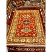 Kostenloser Versand 6 X 8 Fuß Atemberaubender Kazak-Muster-Natürlicher Farbstoff-Selbst Waschbarer Teppich Kostenloser Versand 6 X 8 Fuß Atemberaubender Kazak-Muster-Natürlicher Farbstoff-Selbst Waschbarer Teppich von TEKKARUG