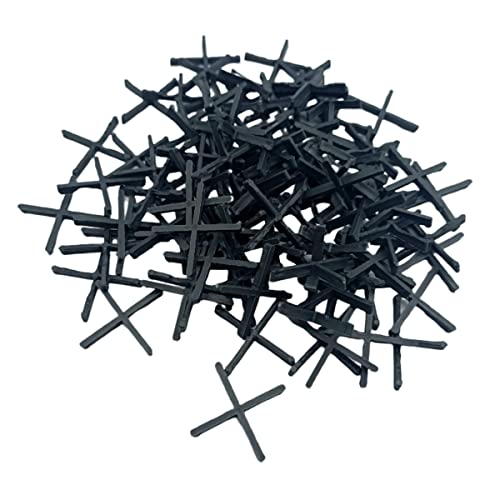 TEKLiNe 250 Abstandhalter Fliesen Kreuz 2 mm Kunststoff PVC PE Abstand Raum Boden Wand, Kreuz 2 mm Flucht Fliesen Positionierung Fliesen Positionierung, Mehrfarbig von TEKLiNe