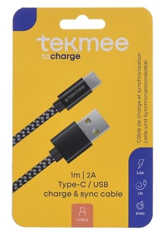 TEKMEE 21158 Ladekabel, Nylon von TEKMEE