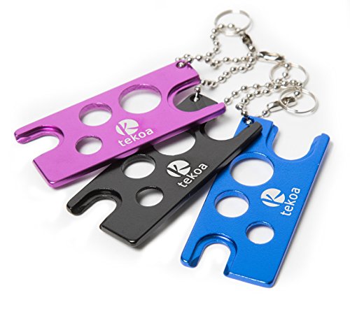 TEKOA Drei Flaschenöffner für ätherische Öle, praktisches Multifunktions-Werkzeug aus robuster Aluminiumlegierung zum einfachen öffnen von Rollerflaschen TEKOA Drei Flaschenöffner für ätherische Öle, praktisches Multifunktions-Werkzeug aus robuster Aluminiumlegierung zum einfachen öffnen von Rollerflaschen von TEKOA