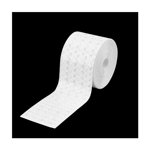TEKONDA Reflektierendes Klebeband Reflektorstreifen Selbstklebend 10mX5cm Reflective Tape Reflektorband Klebeband Weiß Aufkleber Reflektierend für Fahrräder Helme Autos von TEKONDA