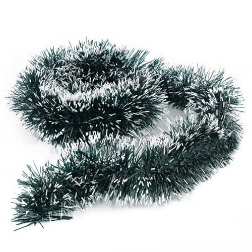 Weihnachtsgirlande 10M Weihnachtsbaum Girlande Treppengirlande Weihnachten Künstliche Tannengirlande für Hochzeit Outdoor Innen Treppe Grün Weiß Weihnachtsgirlande 10M Weihnachtsbaum Girlande Treppengirlande Weihnachten Künstliche Tannengirlande für Hochzeit Outdoor Innen Treppe Grün Weiß von TEKONDA