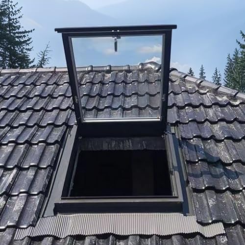 Dachfenster,Ausstieg Dachluke,Mehrzweckfenster,Ausstieg Dachausstiegsfenster,Beleuchtung Und Lüftung,Geeignet Für Keller,Dachböden Und Wintergärten(78 * 118cm/30.7 * 46.4in) von TELCIM