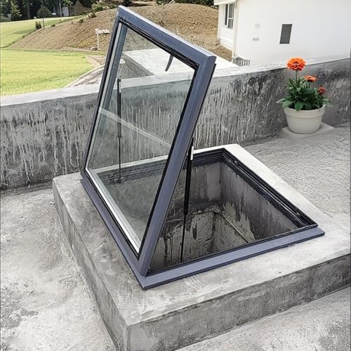 Dachfenster,Ausstieg Dachluke,Oberlicht Abdeckung Aus Gehärtetem Glas,Dachfenster Mit Öffnung Aus Aluminium,Dachoberlicht Für Wohngebäude,Geeignet Für Keller,Wintergärten(78 * 98cm/30.7 * 38.5in) Dachfenster,Ausstieg Dachluke,Oberlicht Abdeckung Aus Gehärtetem Glas,Dachfenster Mit Öffnung Aus Aluminium,Dachoberlicht Für Wohngebäude,Geeignet Für Keller,Wintergärten(78 * 98cm/30.7 * 38.5in) von TELCIM