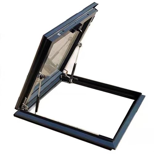 Dachfenster,Manuelles Schiebedach,Geneigtes Flachdach-Lichtschacht Fenster,Transparentes Dachfenster,Dachschräge Im Innenbereich Mit Lichtschachtfenster(78 * 118cm/30.7 * 46.4in) von TELCIM