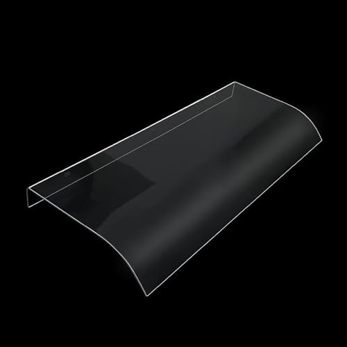 Vordach Überdachung Haustürvordach Pultvordach, Fenster Markisen Polycarbonat, Transparent Pultbogenvordach, Für Balkon Fenster Hauseingang Regenschutz(50x100cm/19.7x39.4in) von TELCIM