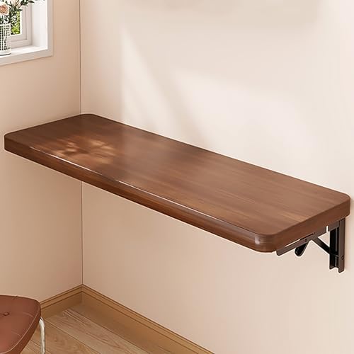 Wandmontierter Klapptisch,Platzsparender Wandschreibtisch,unsichtbar Schwimmender Computer-Schreibtisch,Klapptisch Wand,geeignet Für Wohnzimmer(40 * 30cm/15.7 * 11.8in) von TELCIM