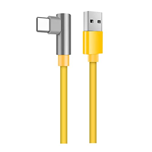 Xiaomi 90 GRad Turbo Usb-C Kabel, Gelb/weiss für Amazon Gelb 3 Meter von TELEFONMAX