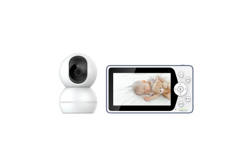 TELEFUNKEN Babyphone mit Kamera 5" Bildschrim, Nachtlicht, Kamera mit Neige- und Drehfunktion, 360 Grad Ansicht, Zoom, Infarotmodus, Gegensprechfunktion, Kinderlieder, VOX-Modus, Video-Babyfone TELEFUNKEN Babyphone mit Kamera 5" Bildschrim, Nachtlicht, Kamera mit Neige- und Drehfunktion, 360 Grad Ansicht, Zoom, Infarotmodus, Gegensprechfunktion, Kinderlieder, VOX-Modus, Video-Babyfone von TELEFUNKEN