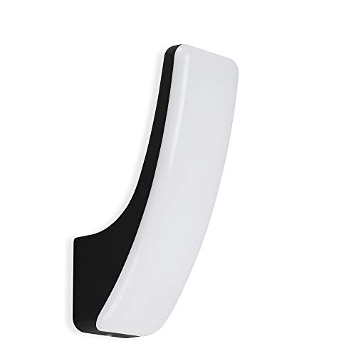 TELEFUNKEN - LED Außenwandleuchte, Außenwandlampe, 15 Watt, 1.800 Lumen, 4.000 Kelvin, IP44, Schwarz, 263x86x144mm (LxBxH) von TELEFUNKEN