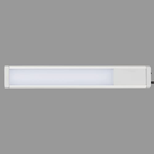 TELEFUNKEN - Led Unterbauleuchte 31,5 Cm, Küche, Led Leiste Küchenschrank, Werkstattlampe, Neutralweißes Licht, 4 W, 460 Lm, Silberfarbig von TELEFUNKEN