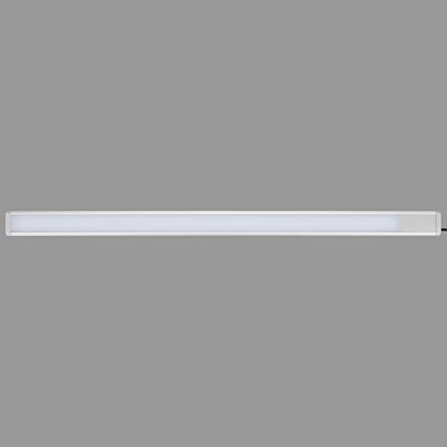 TELEFUNKEN - Led Unterbauleuchte 87,5 Cm, Küche, Led Leiste Küchenschrank, Werkstattlampe, Neutralweißes Licht, 14 W, 1600 Lm, Silberfarbig von TELEFUNKEN