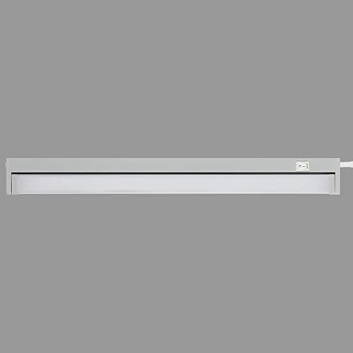 Telefunken - Led Unterbauleuchte Schwenkbar, 55,5 Cm, Küche, Led Leiste Küchenschrank, Werkstattlampe, Warmweißes Licht, 10 W, 1100 Lm, Grau von TELEFUNKEN