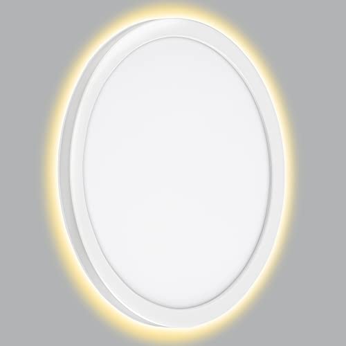 Telefunken - LED Außenwandleuchte, Außenwandlampe 1-flammig, Backlight Effekt, 15 Watt, 2.000 Lumen, 4.000 Kelvin, IP44, Weiß, Rund, Ø 28cm Telefunken - LED Außenwandleuchte, Außenwandlampe 1-flammig, Backlight Effekt, 15 Watt, 2.000 Lumen, 4.000 Kelvin, IP44, Weiß, Rund, Ø 28cm von TELEFUNKEN