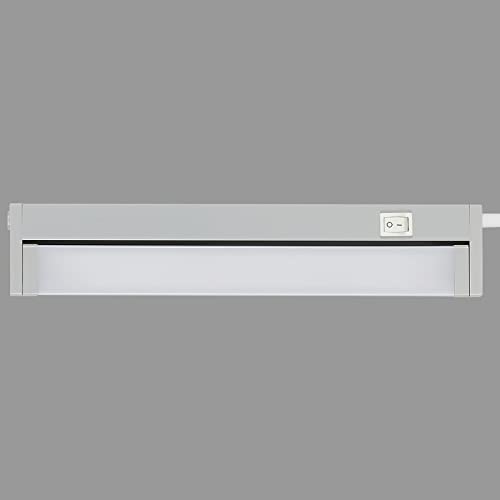 Telefunken - Led Unterbauleuchte Schwenkbar, 31 Cm, Küche, Led Leiste Küchenschrank, Werkstattlampe, Warmweißes Licht, 5,5 W, 600 Lm, Grau von TELEFUNKEN