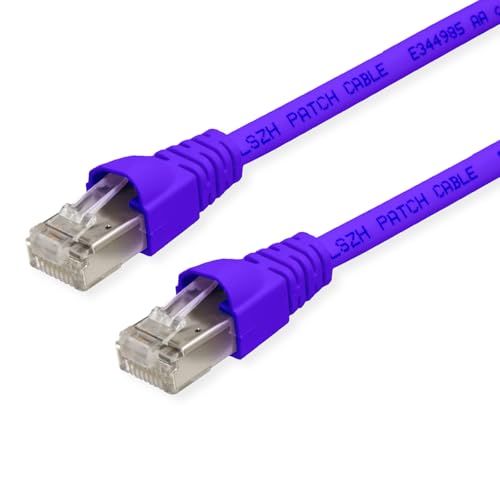 TELEGÄRTNER L00000A0226 Patchkabel Kat.6A (tief), S/FTP, 1m lila von TELEGARTNER