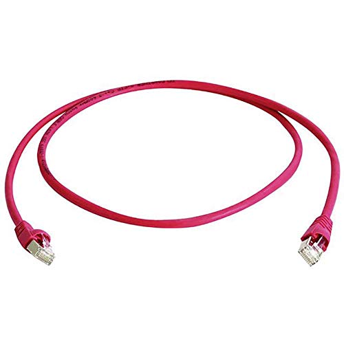 TELEGÄRTNER L00000A0232 Patchkabel"Kat.6A (tief), S/FTP", 0,25m rot von TELEGARTNER