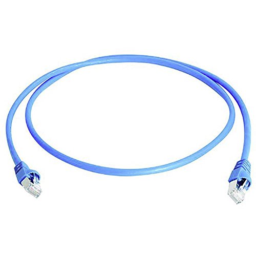 TELEGÄRTNER L00000A0233 Patchkabel"Kat.6A (tief), S/FTP", 0,25m blau von TELEGARTNER