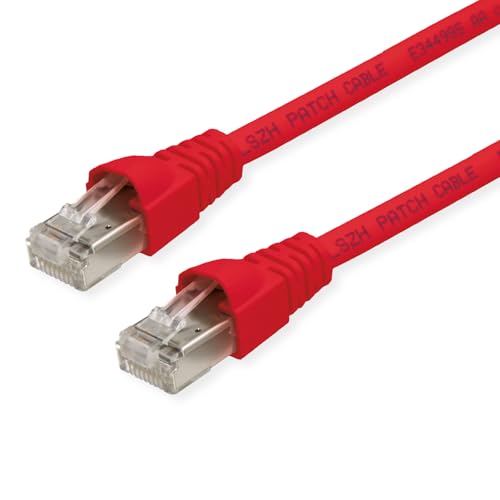 TELEGÄRTNER L00006A0042 Patchkabel Kat.6A (tief), S/FTP, 20m rot von TELEGARTNER