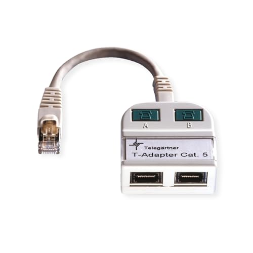 TELEGÄRTNER J00029A0011 T-Adapter Kat.5e, 2xToken Ring von TELEGARTNER