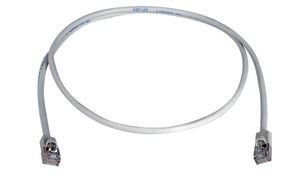TELEGÄRTNER L00005A0138 Patchkabel Kat.5e, Kurze Tlle, 10m grau von TELEGARTNER