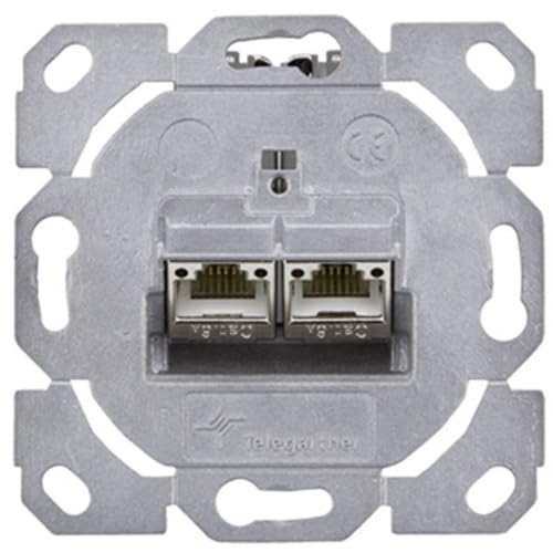 Telegärtner J00020 A0511 RJ Stahl gebürstet Stecker Steckdose von TELEGARTNER