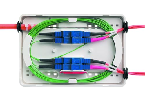TELEGÄRTNER LWL Micro SPLEISS Box, INKL. KUPPLUNGSPLATTE SPLEISS/Patch von TELEGARTNER