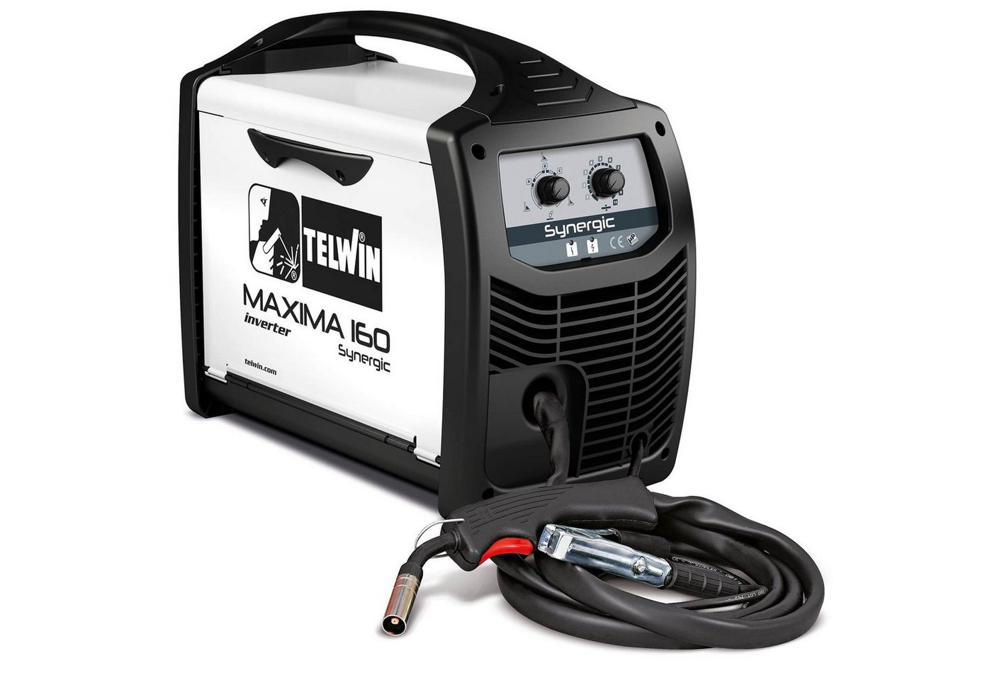 TELWIN Elektroschweißgerät Telwin Elements MAXIMA 160 SYNERGIC Schutzgas Schweißgerät 150A von TELWIN
