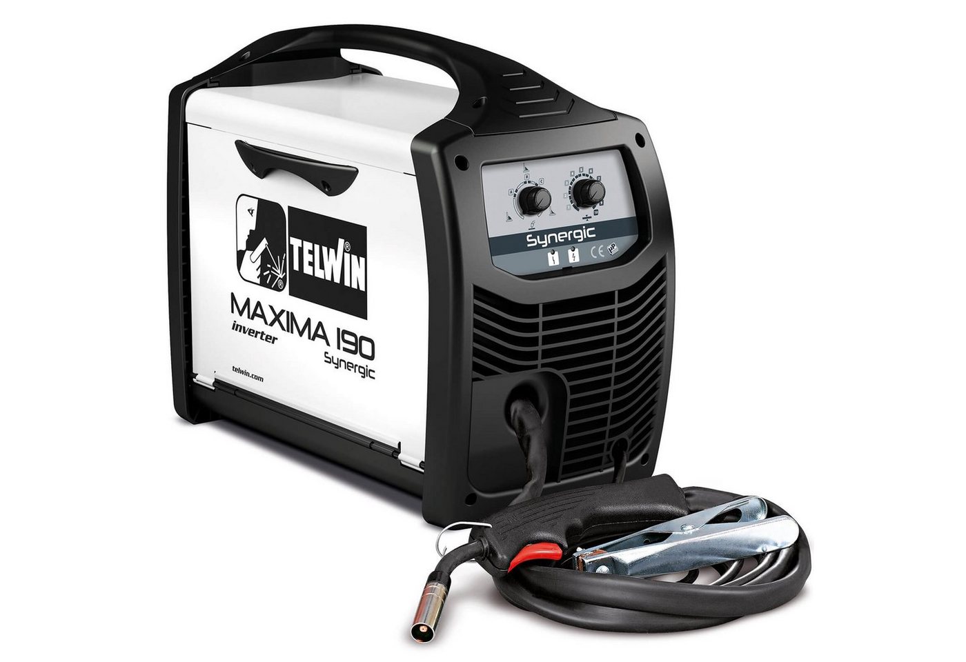 TELWIN Elektroschweißgerät Telwin Elements MAXIMA 190 SYNERGIC Schutzgas Schweißgerät 170A von TELWIN