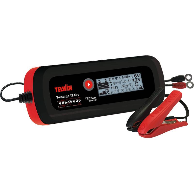 Telwin T-Charge 12 EVO PulseTronic Batterieladegerät Erhaltungsladegerät 6V 12V von TELWIN