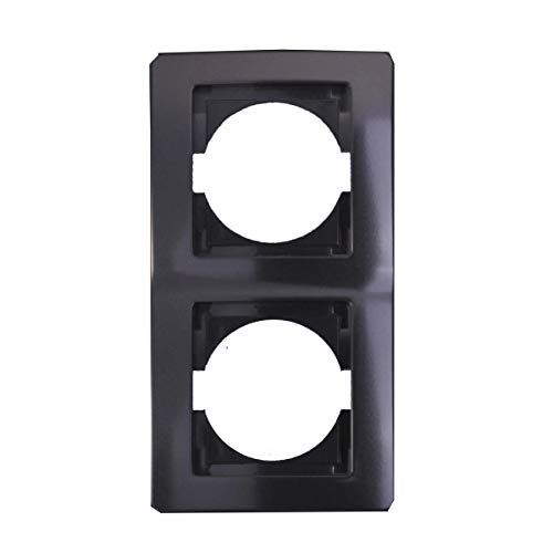 EKONOMIK 2-fach UP-Rahmen vertikal, anthrazit EKONOMIK 2-fach UP-Rahmen vertikal, anthrazit von TEM