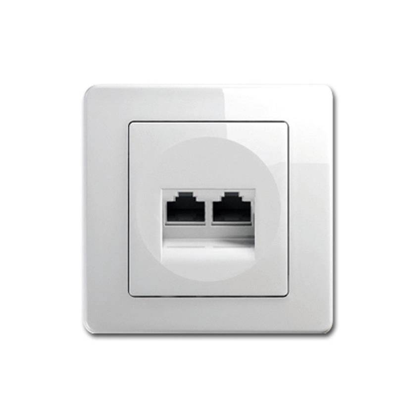 TEM EKONOMIK 2-Fach RJ45 Netzwerkdose Cat5e Weiß UP TEM EKONOMIK 2-Fach RJ45 Netzwerkdose Cat5e Weiß UP von TEM