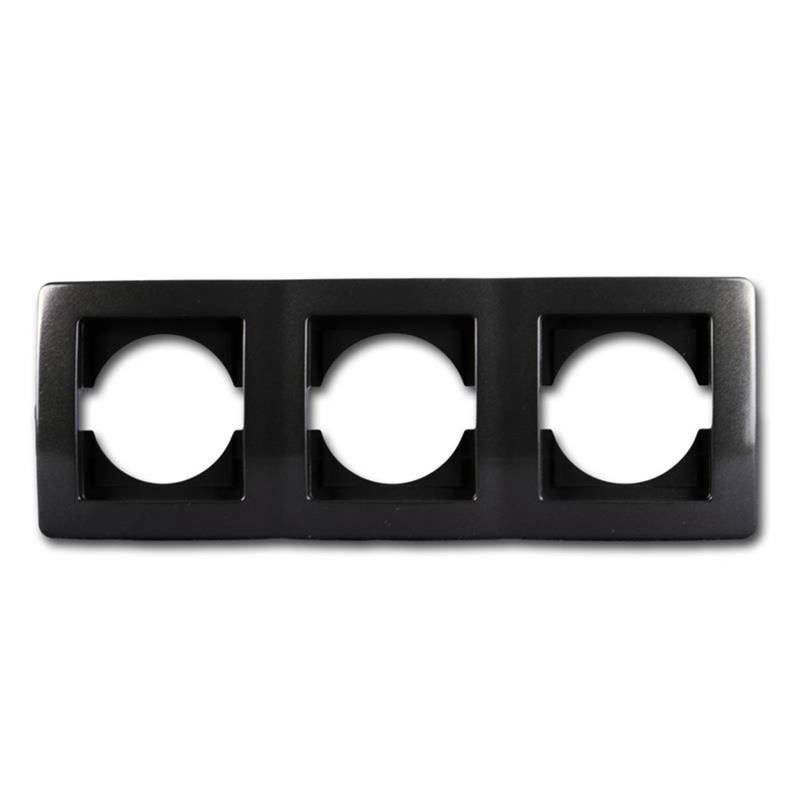 TEM EKONOMIK 3-Fach UP Rahmen Horizontal Anthrazit TEM EKONOMIK 3-Fach UP Rahmen Horizontal Anthrazit von TEM