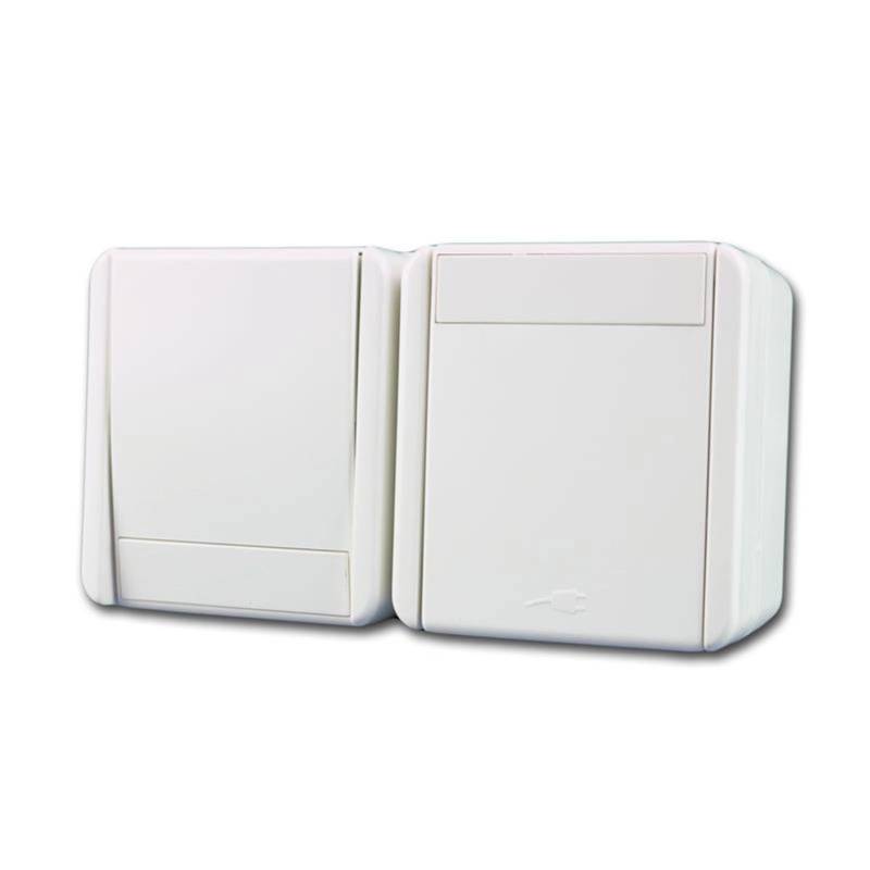 TEM Fontana SteckdoseSchalter Horizontal Weiß 250V16A IP44 TEM Fontana SteckdoseSchalter Horizontal Weiß 250V16A IP44 von TEM