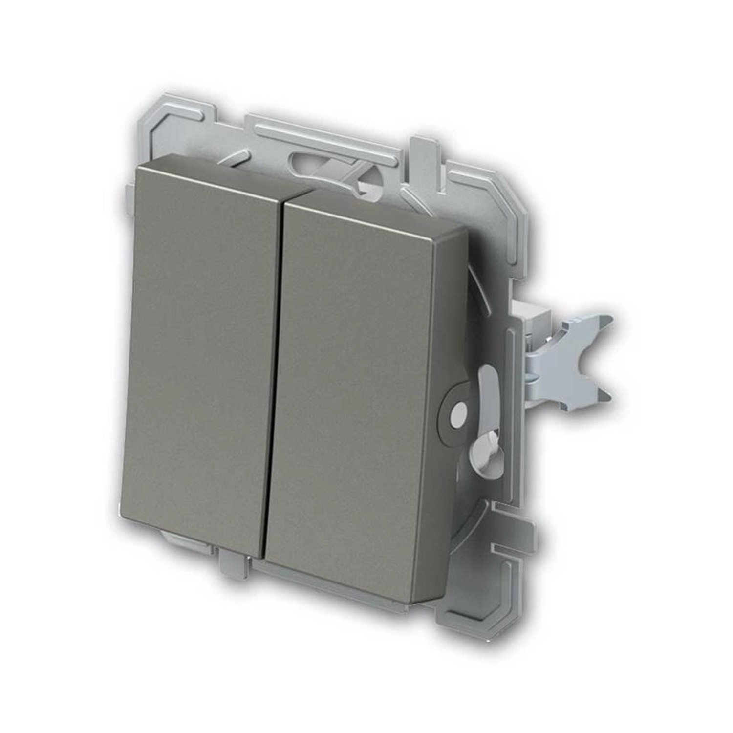TEM LOGIQ 2-Fach Wechselschalter tita 250V10A o Rahm TEM LOGIQ 2-Fach Wechselschalter tita 250V10A o Rahm von TEM