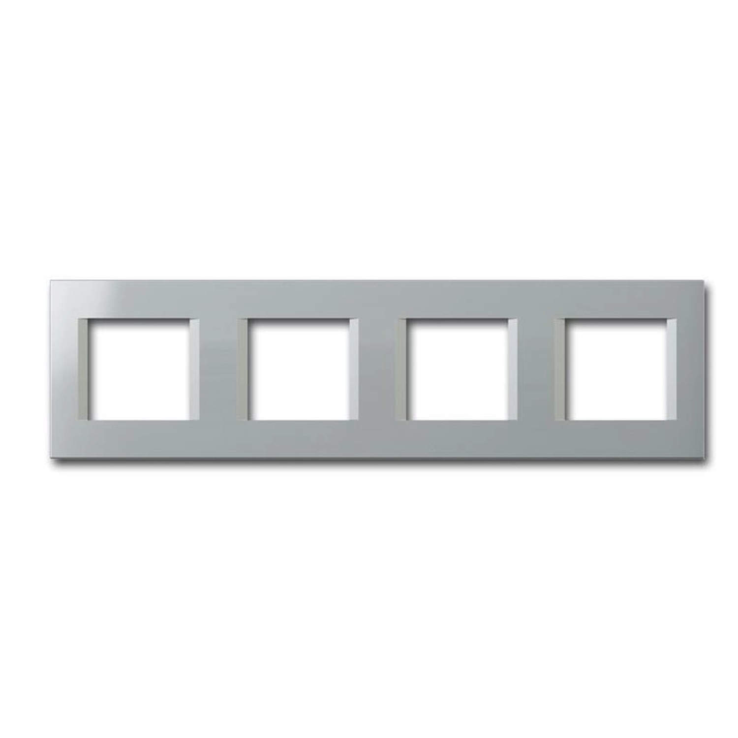 TEM MODUL PLUS 4-Fach UP Rahmen Silber Elox Line TEM MODUL PLUS 4-Fach UP Rahmen Silber Elox Line von TEM