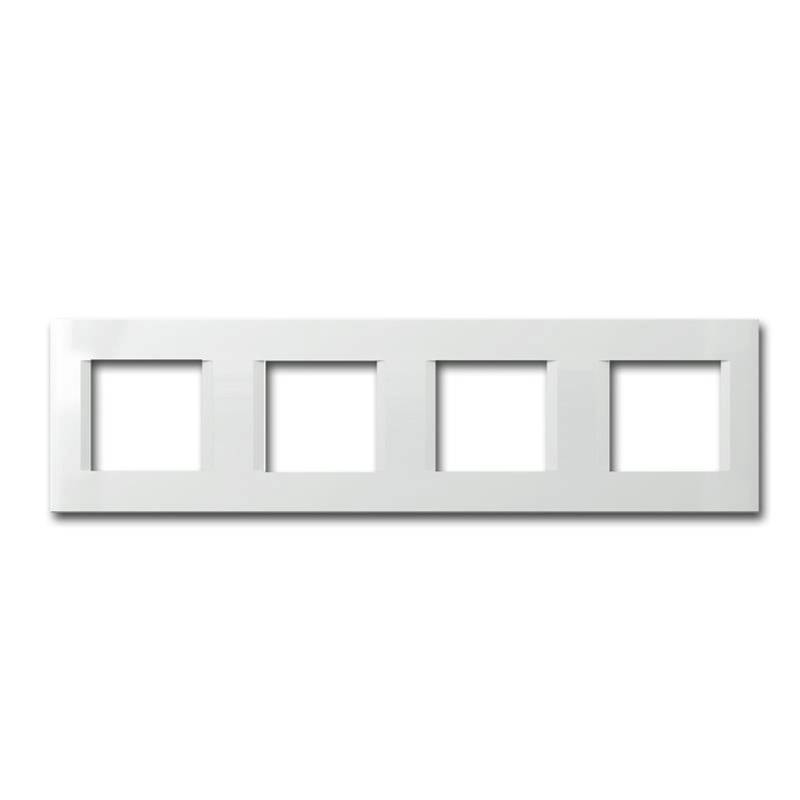 TEM MODUL PLUS 4-Fach UP Rahmen Weiß Glanz Line TEM MODUL PLUS 4-Fach UP Rahmen Weiß Glanz Line von TEM