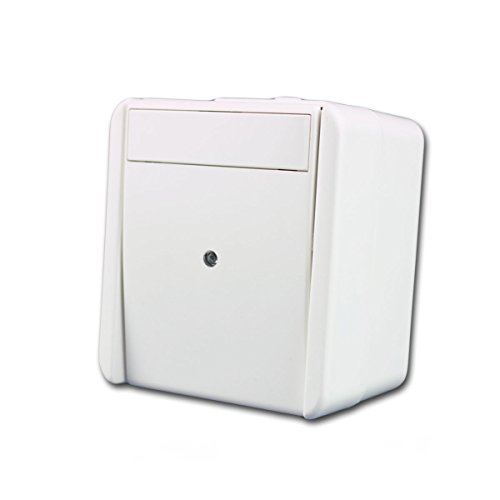 fontana Kontroll-Schalter weiß 250V~/10A, AP, IP44 von TEM
