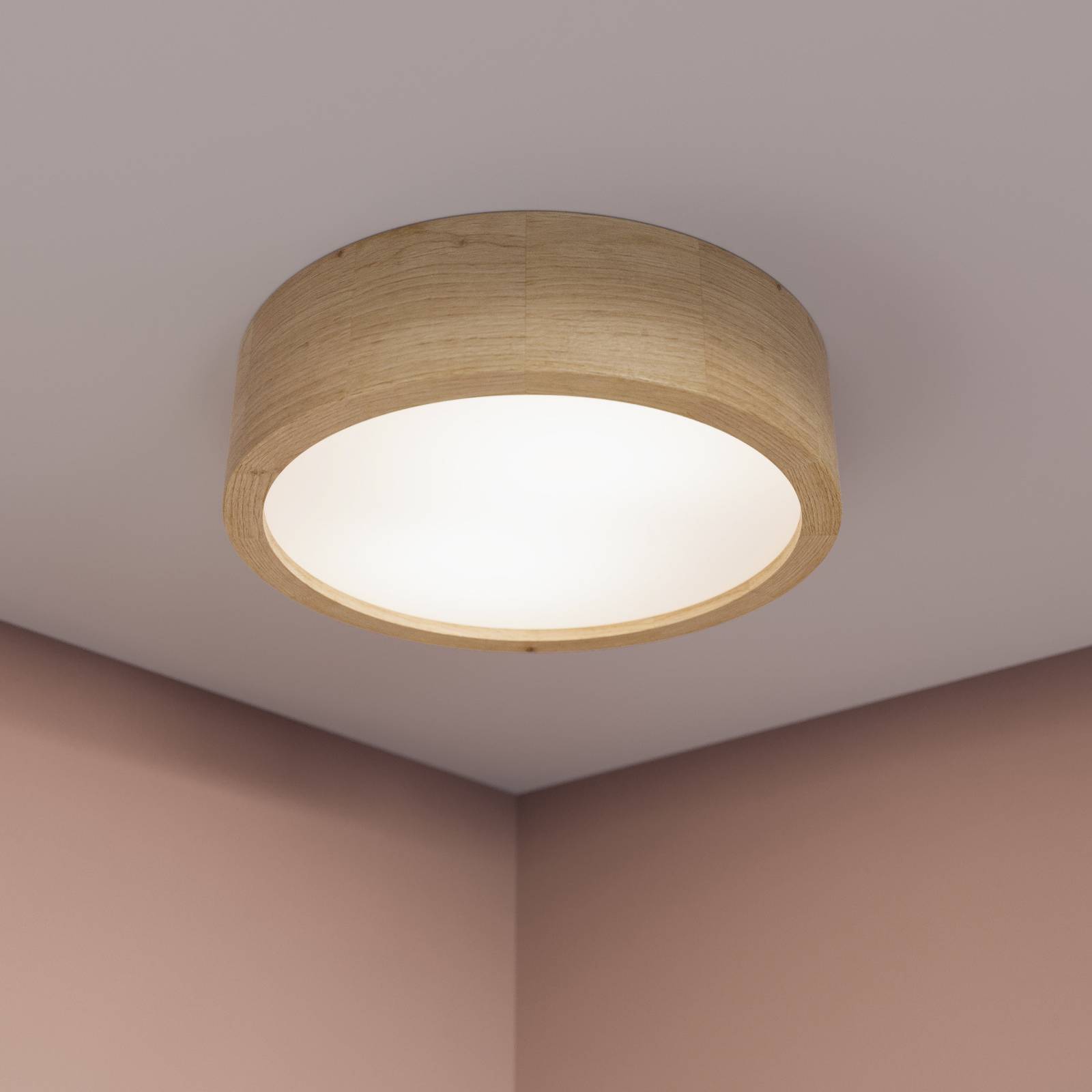 Deckenleuchte Cleo, Ø 28 cm, eiche von TEMAR LIGHTING